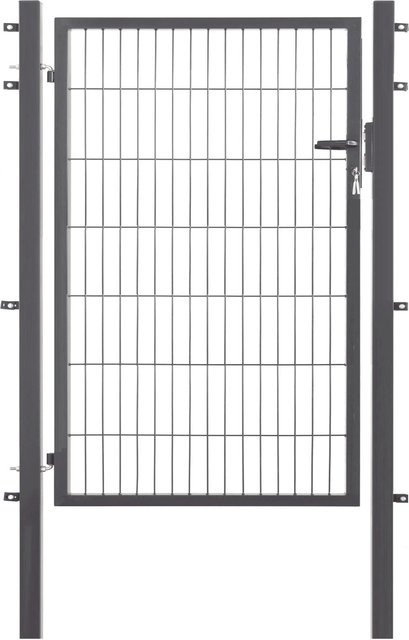 FLORAWORLD Einzeltor Schwingtor aus Metall in Anthrazit B/H: 100 x 140 cm - Bild 1