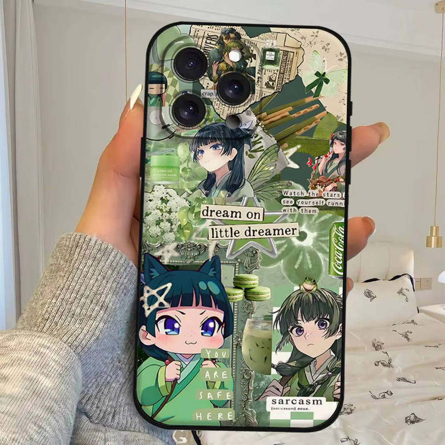 M-Mao-mao Handyhülle in Schwarz passend für Apple iPhone 17, 16, 15, 14, 13, 11 Pro Max, Plus, X, XR, XS Max und 13 Mini - Bild 2