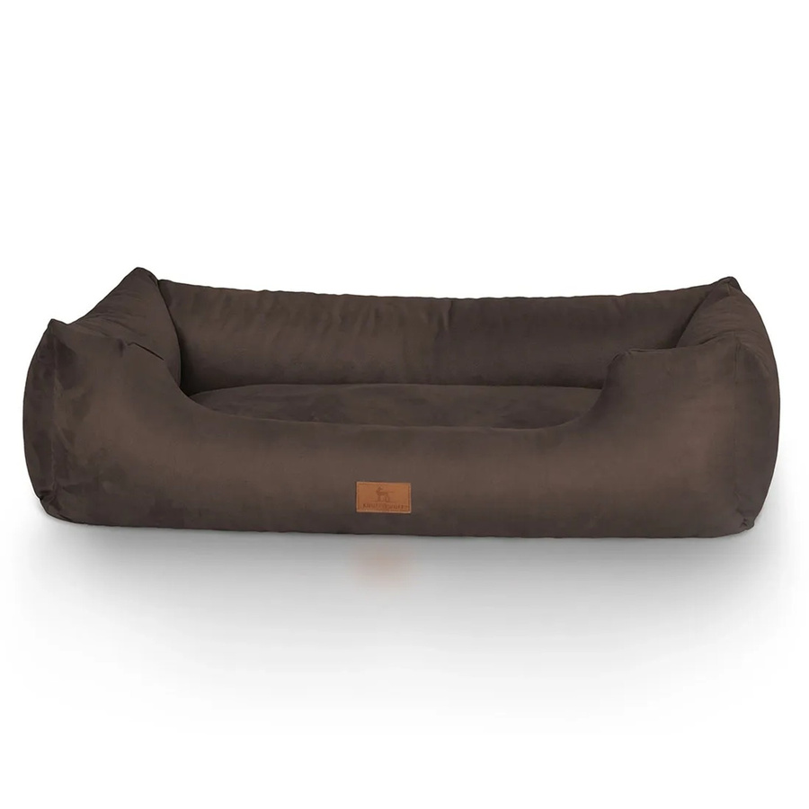 Knuffelwuff Hundebett Dreamline Velours Braun XXL B: 120 cm, T: 85 cm - Bild 2