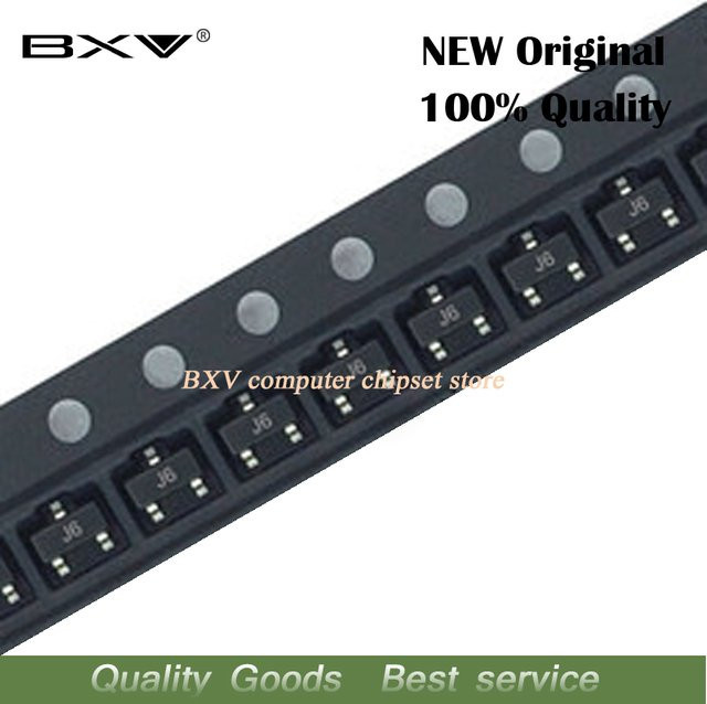 100 Stück BXV S9014 SOT-23 SMD Leistungstransistor in Schwarz - Bild 1