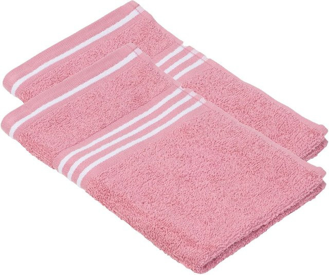 GÖZZE Gästetuch Rio Doppelpack aus Baumwolle, Pink, B/H: 30 x 50 cm - Bild 1