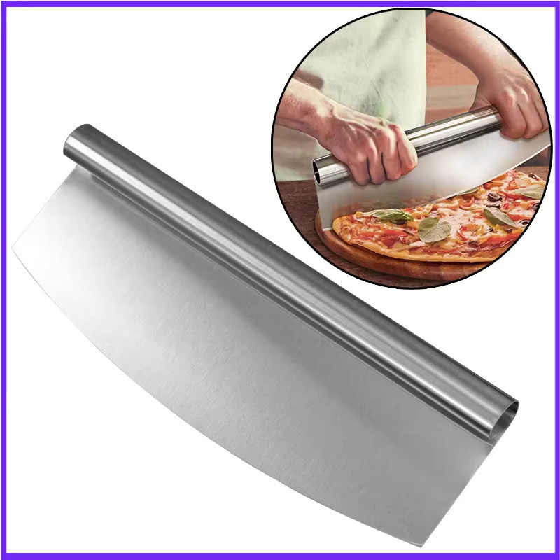 Edelstahl Pizza Cutter in Silber, Durchmesser: 32 cm - Bild 2