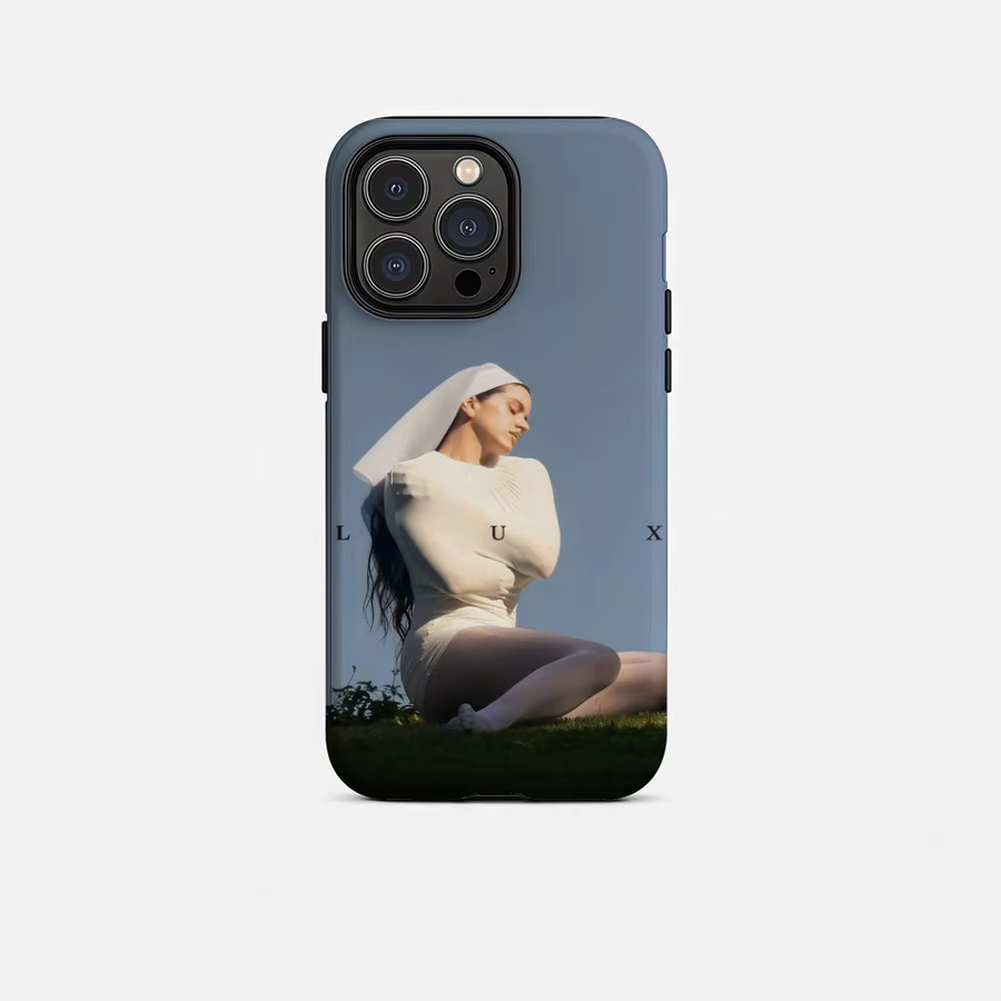R-Rosalia LUX Handyhülle für iPhone 17 16 15 14 13 12 Pro Max Plus in Weiß mit glänzender HD-Doppelschicht-Flüssigkeits-Hartschale - Bild 5