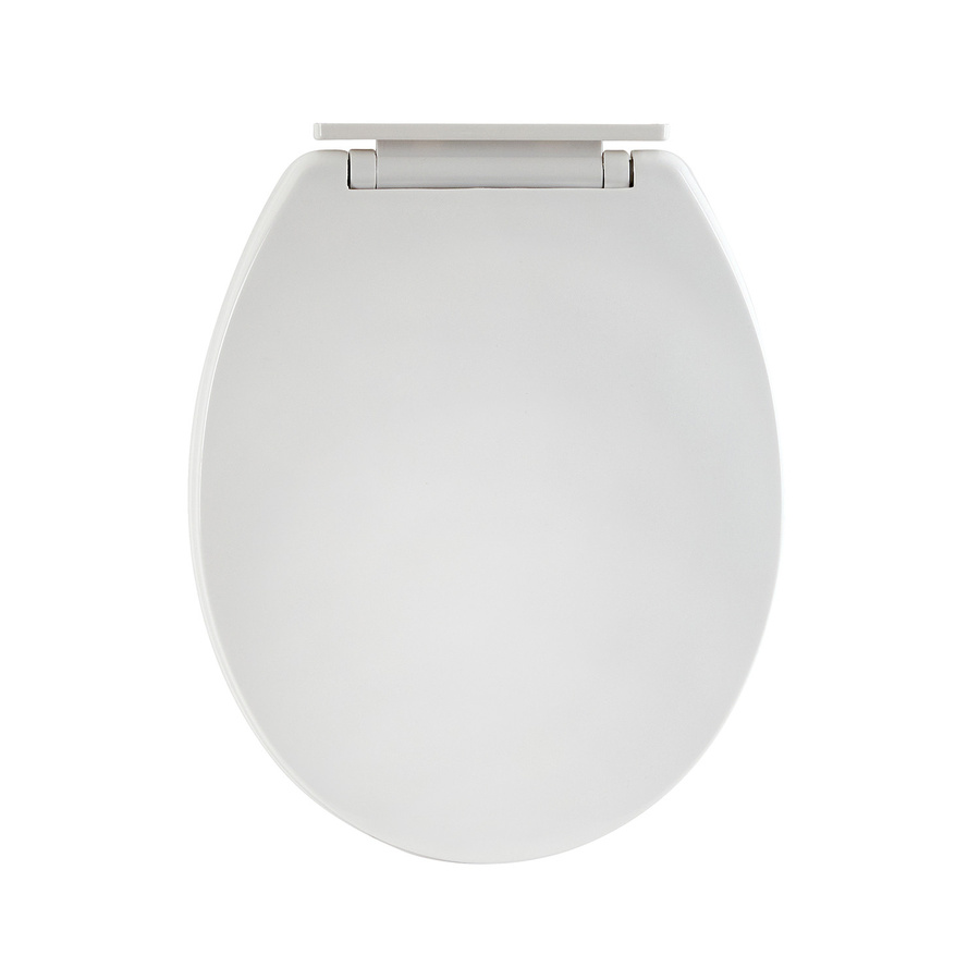 Belstone Toilettensitz mit Absenkautomatik und Schnellverschluss in Weiß, oval, B: 42,3 cm, T: 35,4 cm - Bild 1