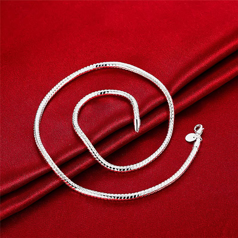 DOTEFFIL Schlangenkette 925 Silber, Unisex - Bild 2