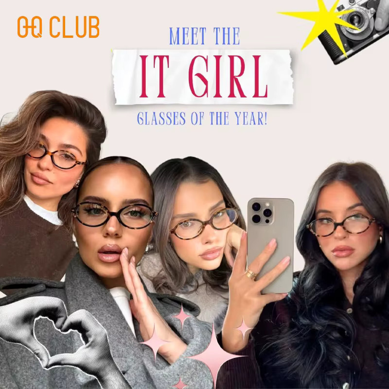 O-Q CLUB Korrektionsbrille Damen, Vollrand, braun, Blaulichtfilter - Bild 4