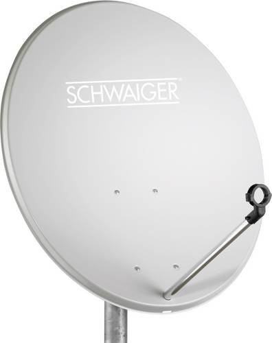 Schwaiger SAT Antenne SPI440.0 Parabolantenne aus Stahl in Hellgrau Durchmesser: 42 cm - Bild 1