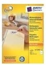 Avery Zweckform Universal-Etiketten L4736REV-100, Weiß, Papier, A4, B: 45,7 mm x H: 21,2 mm - Bild 1