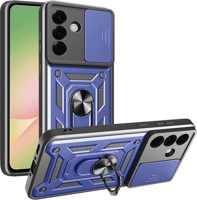 Techsuit CamShield Schutzhülle für Samsung Galaxy A56 A566 in Blau - Bild 1