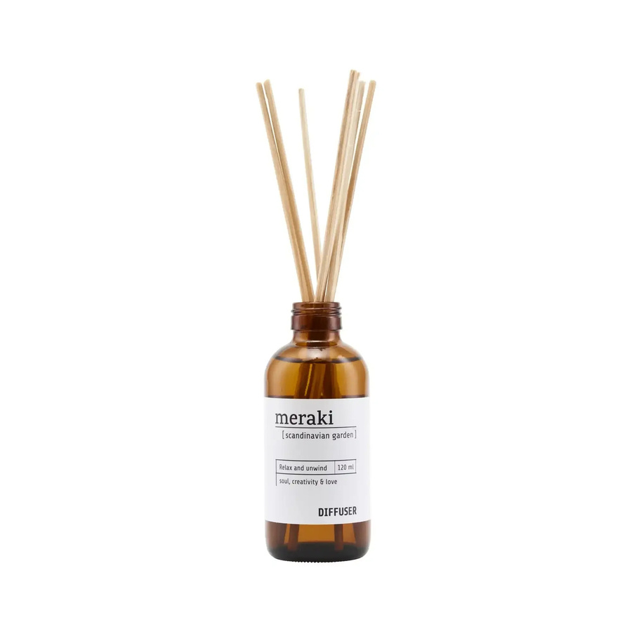 Meraki Reed Diffuser Scandinavian Garden mit 7 Duftstäbchen - Bild 1