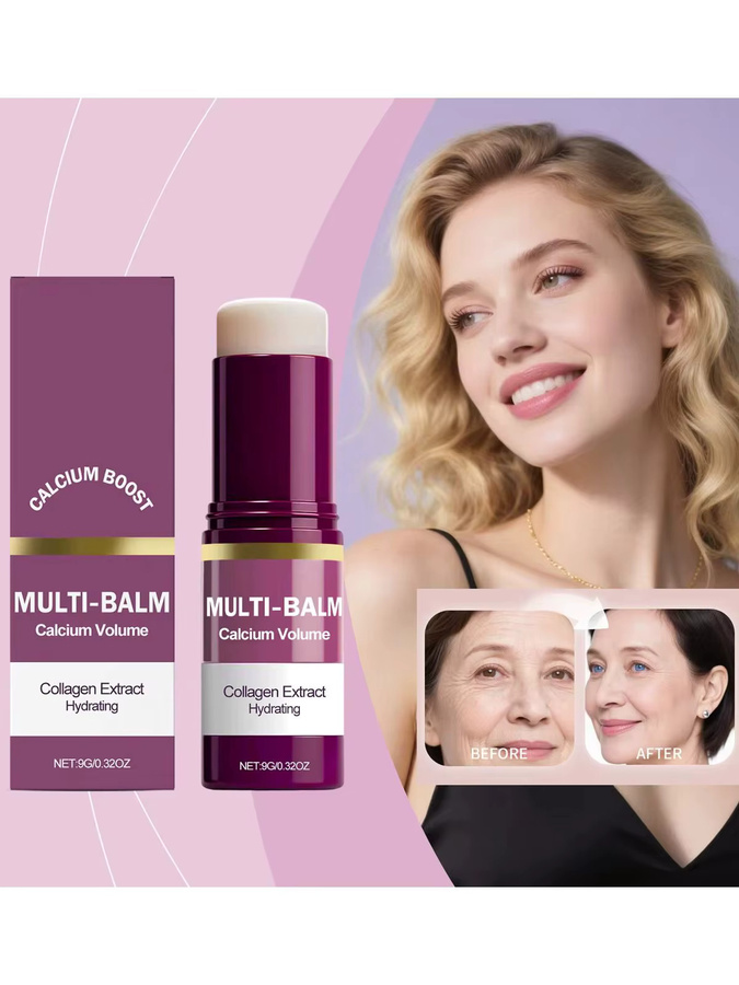 OceAura Calcium Volume Multi Balm Stick mit Kollagen, Unisex - Bild 4