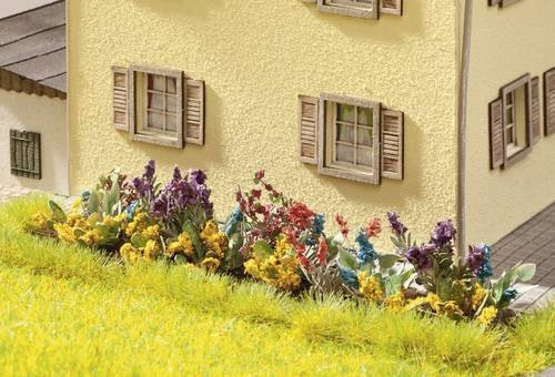 NOCH H0 Blumengarten Lasercutmodell mit Pflanzen und Blumen - Bild 1