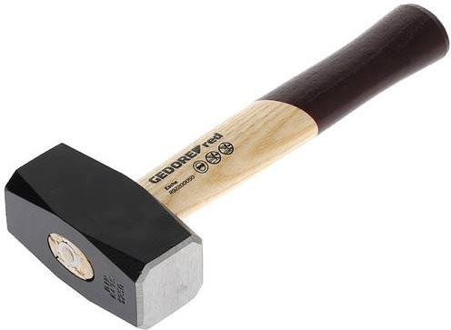 Gedore Fäustel mit Holzgriff in Schwarz, Kopfgewicht: 1350 g - Bild 1