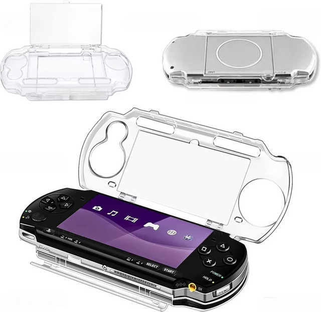 Transparente Schutzhülle für Sony PSP 2000, PSP 3000 und PSV 2000 Handheld-Konsolen - Bild 1