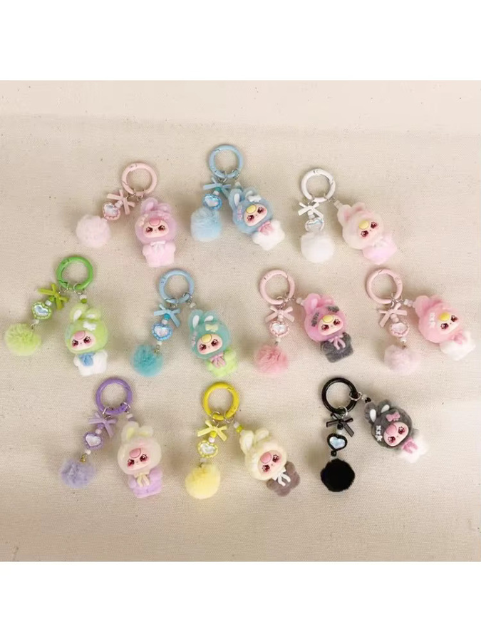 TAKARA TOMY Cartoon-Flockdruck-Anhänger, DIY-Puppe, ab 3 Jahren - Bild 2
