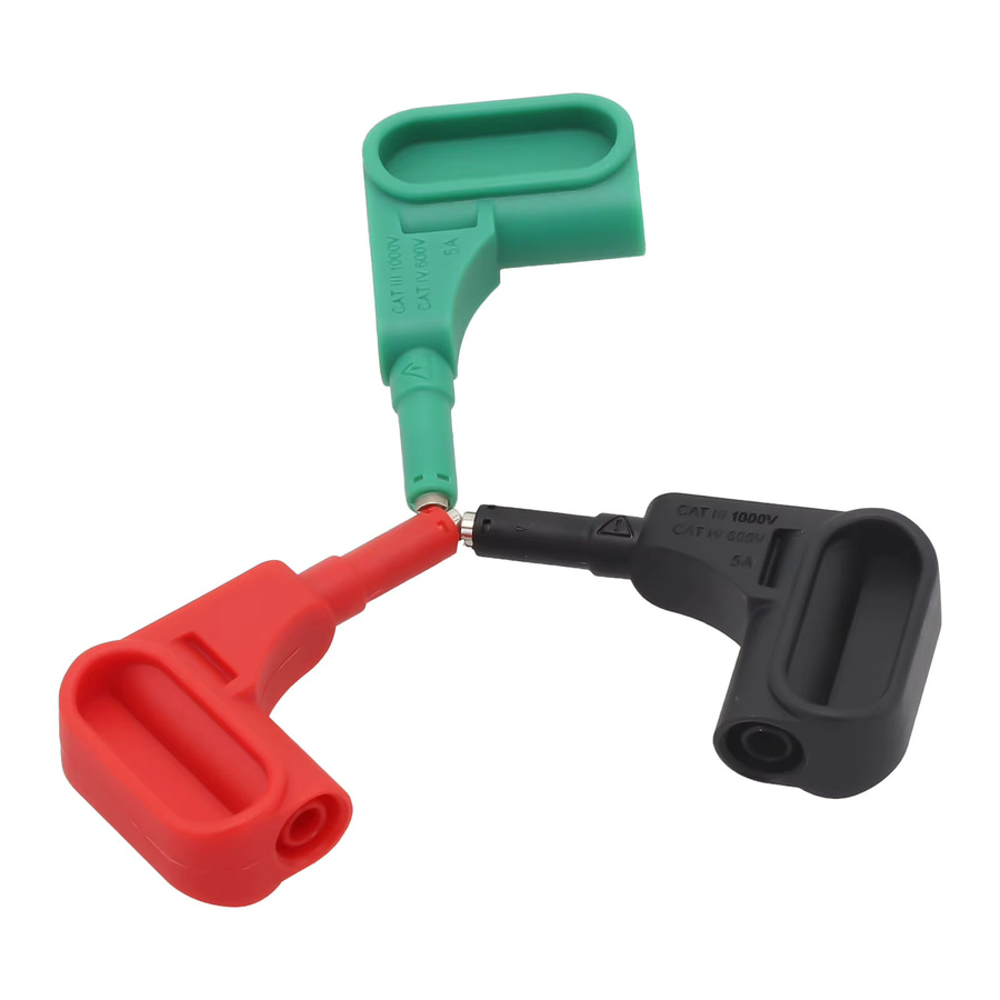 3er Set Magnetische Testsonde aus Kunststoff für 4mm Banana Stecker, Multimeter Zubehör in Mehrfarbig - Bild 3