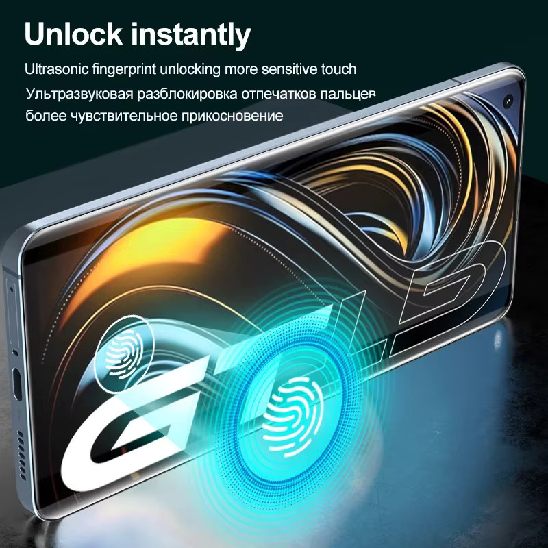 3er-Pack Hydrogel-Displayschutzfolie für Realme 12 Pro Plus, 11, 10, 9, 7 Pro, 7i, 8i, 9i, C67 4G, C55, C53, C33, C30, C21Y, C25Y, C31, C35 in Transparent - Bild 3