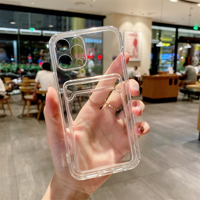 Transparente Silikon-Softhülle für iPhone 11 12 13 14 15 Pro Max und Mini, klare ultradünne Schutzhülle - Bild 1