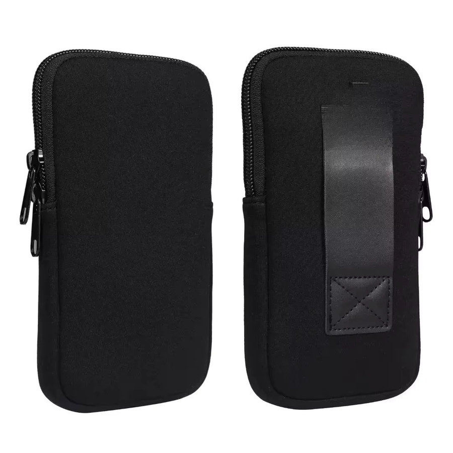 Uneawit Wasserdichte Handytasche mit Gürtelclip und Schultergurt, stoßfeste Handyhülle für iPhone, Samsung und Xiaomi, Farben: Blau oder Schwarz - Bild 5