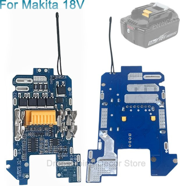 Makita Schutzplatine BMS PCB für 18V Lithium-Ionen-Akkus BL1830 BL1840 BL1850 BL1860 in Blau - Bild 1