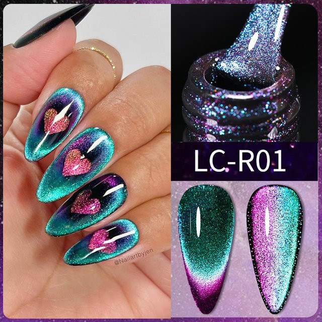 LILYCUTE Magnetischer Nagellack, 7 ml, Schimmernd - Bild 1