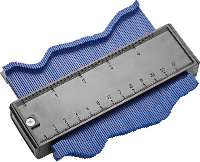 LUX-TOOLS Konturenlehre Classic in Blau, 152 mm - Bild 1