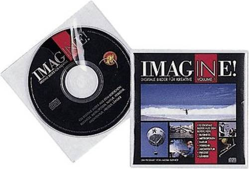 Durable CD Hülle 520219 für 1 CD/DVD/Blu-Ray aus transparentem Polypropylen, 10 Stück - Bild 1
