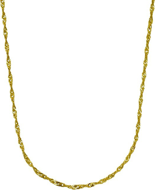 Ellen K. Halskette Gold 333, Singapurkette, 45 cm, Unisex - Bild 1