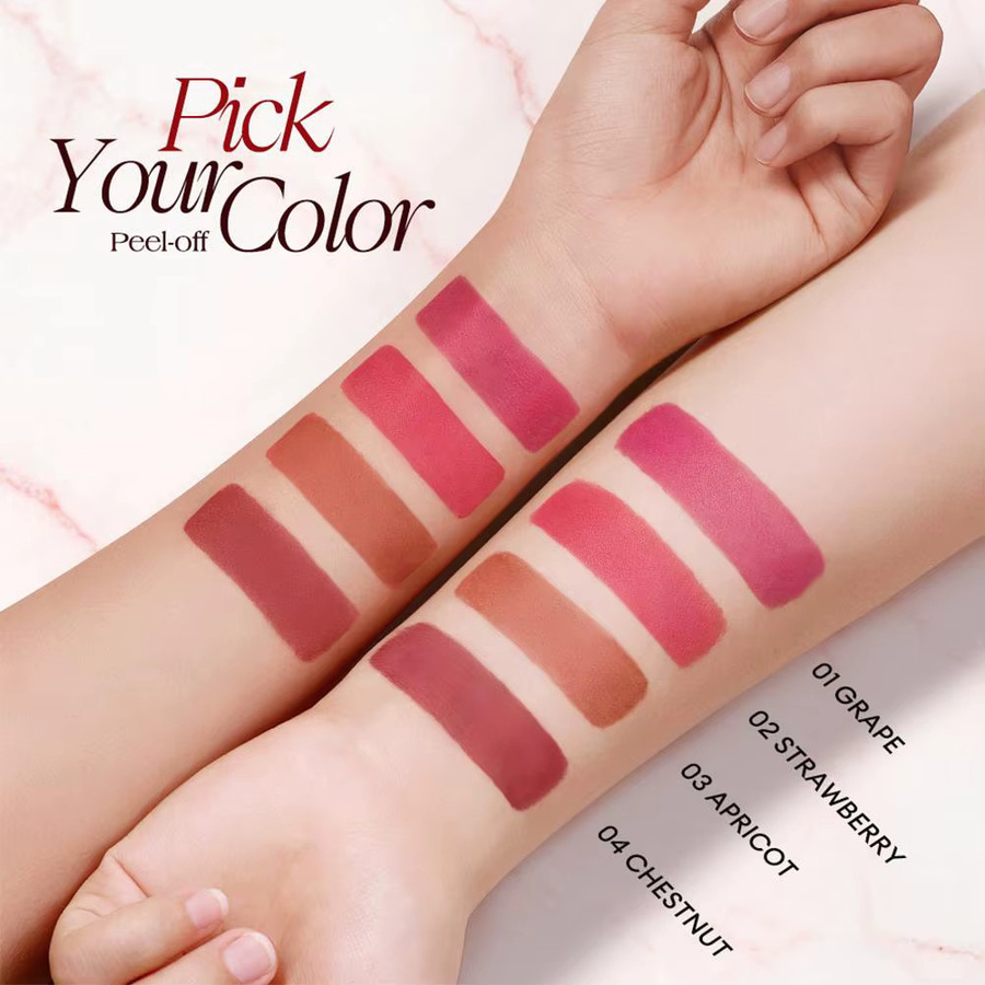 O.TWO.O Peel-Off Lippenstift Tattoo, Unisex - Bild 5