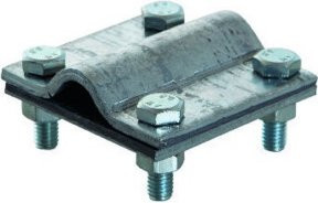 Obermoser Kreuzverbinder aus verzinktem Stahl, Farbe: Silber, B/T/H: 60 x 60 x 60 mm, M8x25 - Bild 1