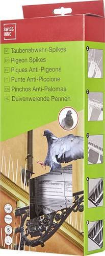 Swissinno Taubenabwehr-Spikes Natural Control Birds Away aus Polycarbonat, transparent, Länge: 100 cm - Bild 1