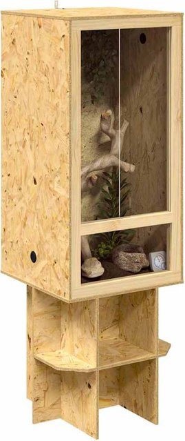 Yiwydaa Terrarium aus OSB in Braun, H x B x T: 150 x 50 x 50 cm - Bild 1