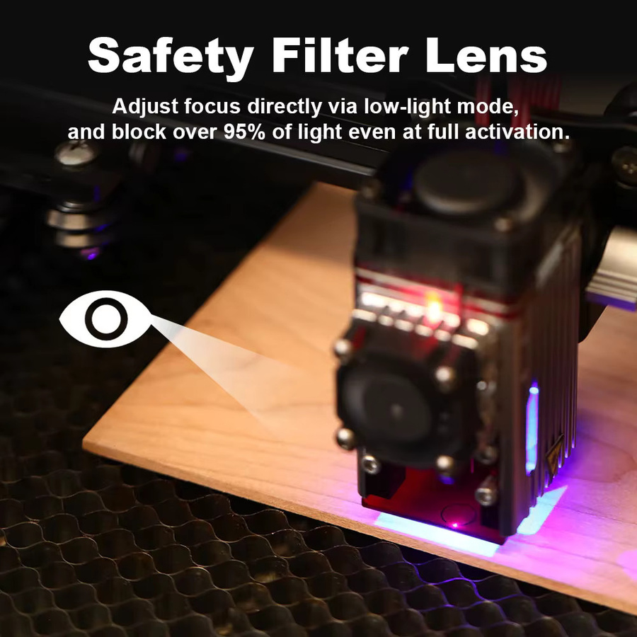 NEJE CNC Laser Modul für professionelle Gravur an Holz und Leder mit Leistungsstufen von 0,5 W bis 12 W - Bild 4