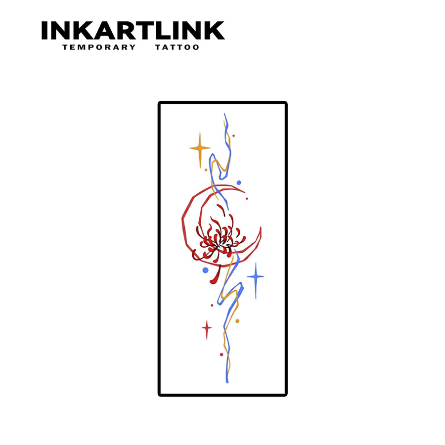 INKARTLINK Temporäre Tattoo Aufkleber, Unisex, Wasserdicht - Bild 2