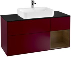 V&B Waschtischunterschrank Finion mit Wandbeleuchtung, Breite: 120 cm, Tiefe: 50,1 cm, Höhe: 50,1 cm - Bild 1
