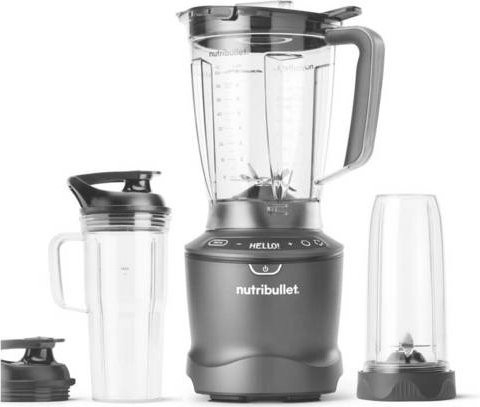 NutriBullet SmartSense 1500 Combo Standmixer NBF550DG Dunkelgrau 1500W - Bild 1