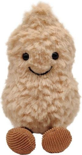HonorBond Erdnuss-Plüschpuppe, Plüschtiere, beige - Bild 1