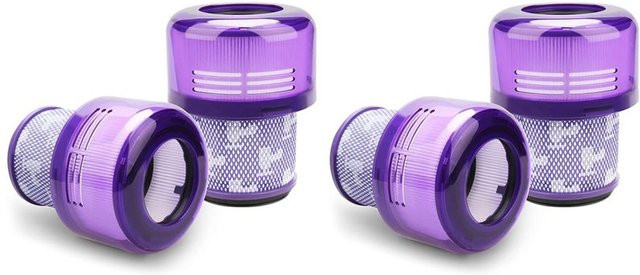 4er-Pack HEPA-Premiumfilter-Ersatz für Dyson Staubsauger V11 SV14 SV15 SV17 SV22 SV28 in Purple, Artikelnummer 970422-01 - Bild 1