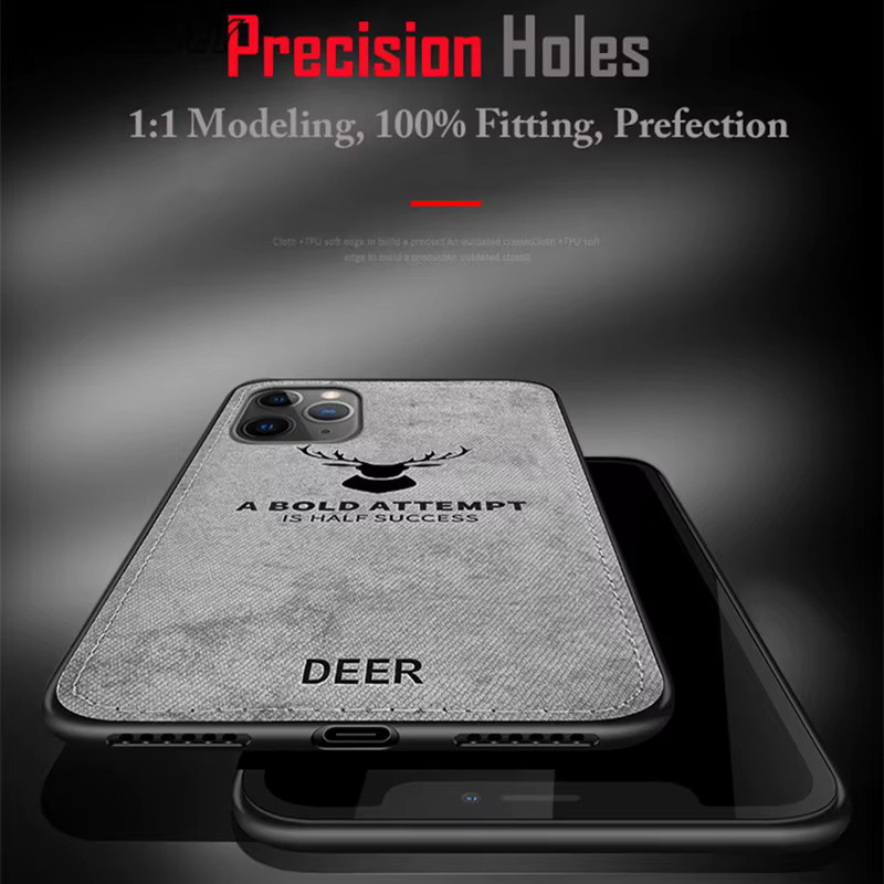 Vintage Deer Logo Handyhülle mit Lanyard für Xiaomi Mi 14 13 12 11 10 13T 12T 11T 10T Lite Poco X3 F3 F4 F5 X6 Pro in Blau - Bild 1