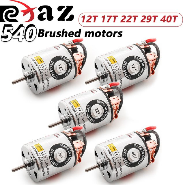 RCXAZ 540 Bürstenmotor, 1:10, Wasserdichter Motor, Metall - Bild 1