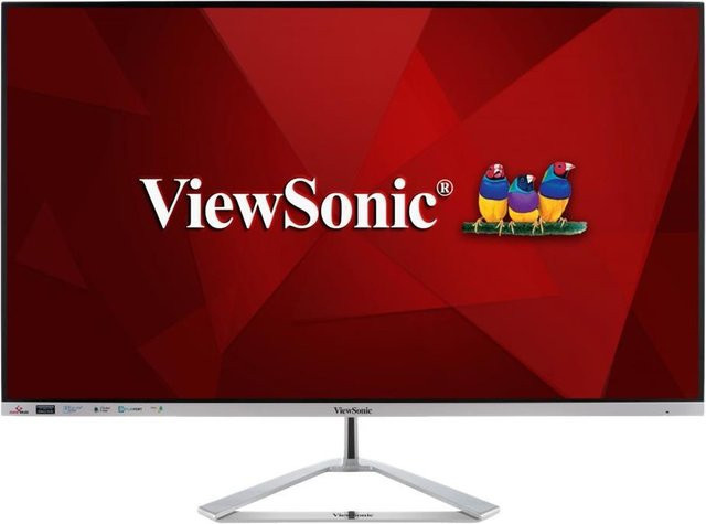 ViewSonic VX3276-2K-MHD-2 LED-Monitor mit 32 Zoll WQHD IPS-Panel, 75 Hz, HDR10, Schwarz-Silber - Bild 1