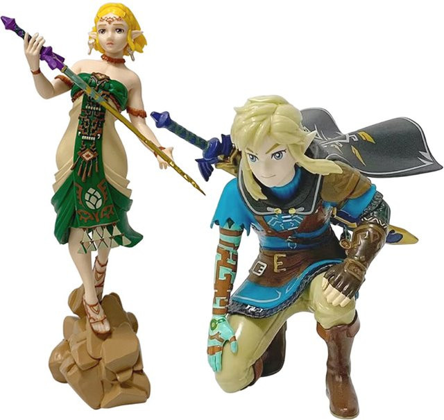 Bandai The Legend of Zelda, Link Prinzessin Zelda Modell, Anime-Sammlerfigur, Einzelfigur - Bild 1