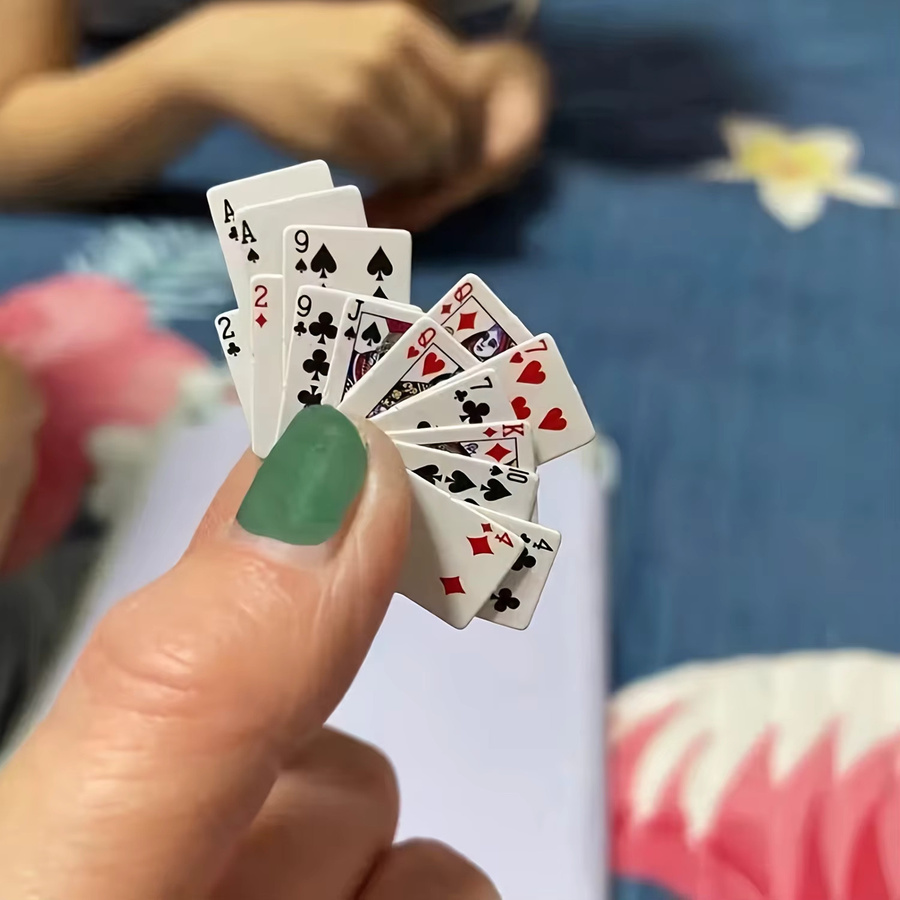 XYTLEZONE Mini-Pokerkarten, Partyspiel, Pappe / Karton, Bunt / Mehrfarbig - Bild 2