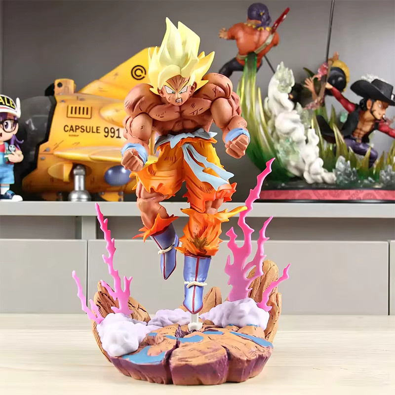 Bandai Dragon Ball Son Goku Anime-Figur, PVC-Statue, 28 cm, Bunt / Mehrfarbig - Bild 2