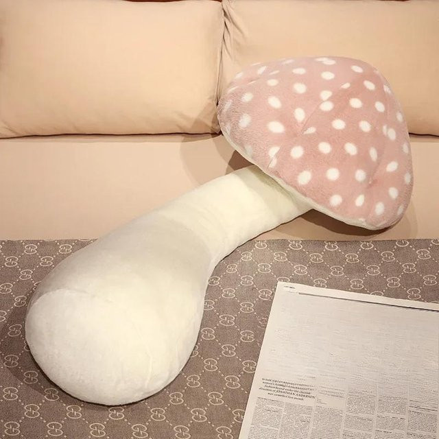BC Pet Supplies Pilz Plüschtier, Rosa, 80cm, ab 14 Jahren - Bild 1