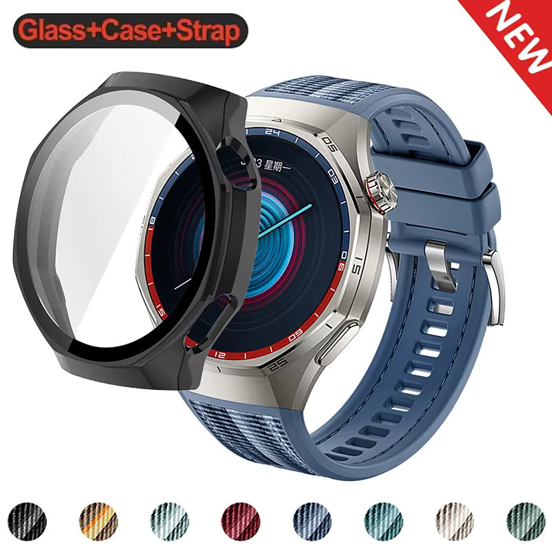 CAOWTAN Uhrenarmband Nylon, Schwarz, Unisex, für Huawei Watch GT6 Pro - Bild 4