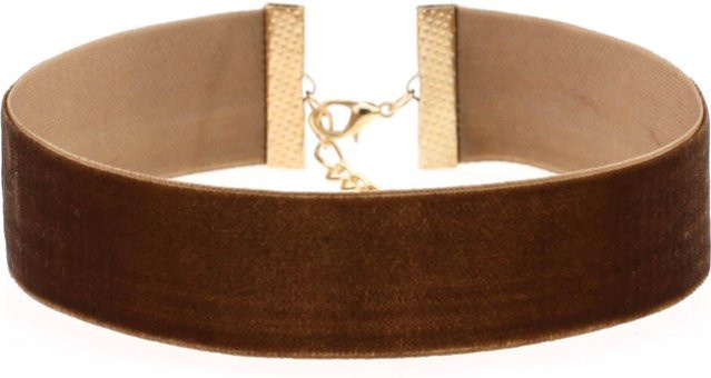 YULIN Choker Halskette, Samt, Zinklegierung, Rot, Damen - Bild 1