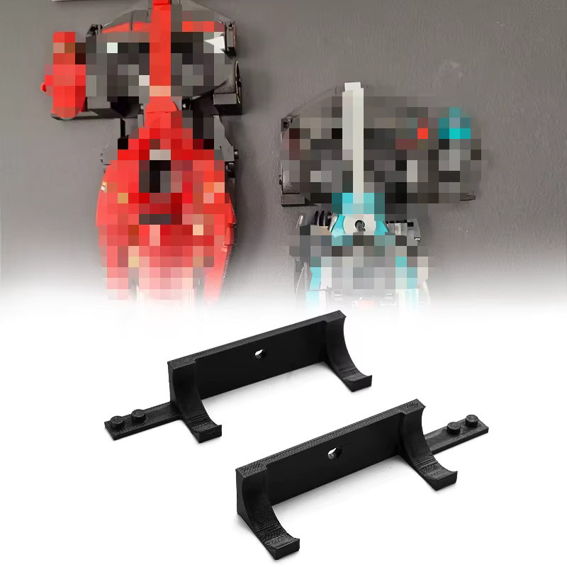 Buildly Wandhalterungshaken für Lego Speed Champions F1 Formel 1 Autos, 2 Stück, Wanddisplay-Halterung aus ABS - Bild 2