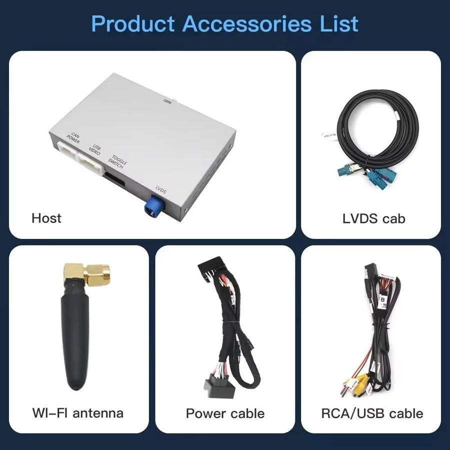 AUTOABC Drahtloses CarPlay und Android Auto Decoder-Modul mit Mirror Link für Peugeot Citroen SMEG MRN Modelle wie Picasso C4 C5 DS4 DS3 308 508 208 3008 - Bild 5