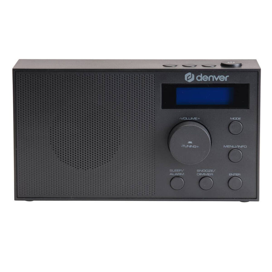 Denver DAB+ Radio DAB-51B Schwarz mit FM, USB-C und 3,5 mm Klinkenanschluss - Bild 2